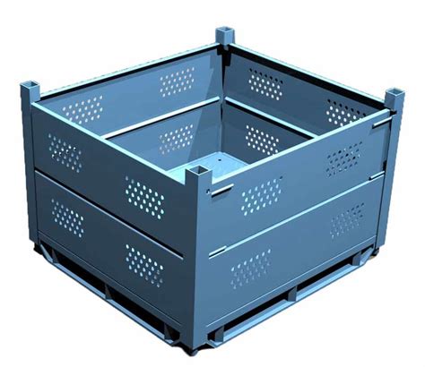 sheet metal bin|metal bins for garden.